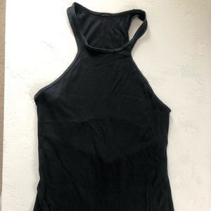 Black lululemon size 4 tank top with cutout back